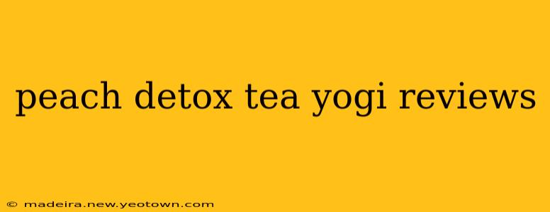 peach detox tea yogi reviews
