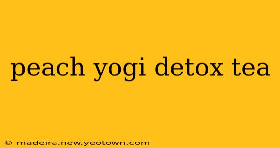 peach yogi detox tea