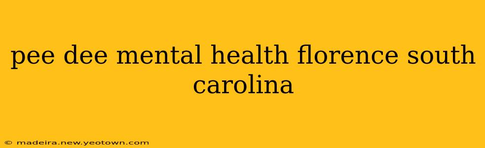 pee dee mental health florence south carolina