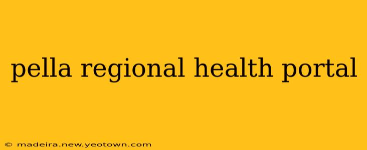 pella regional health portal