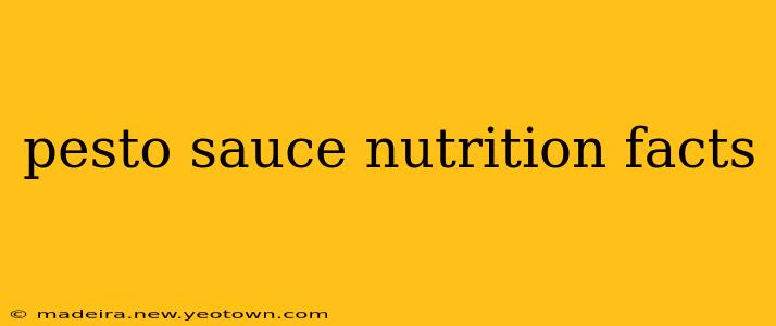 pesto sauce nutrition facts