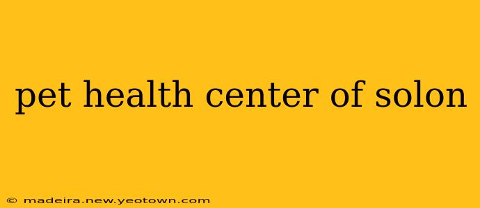 pet health center of solon