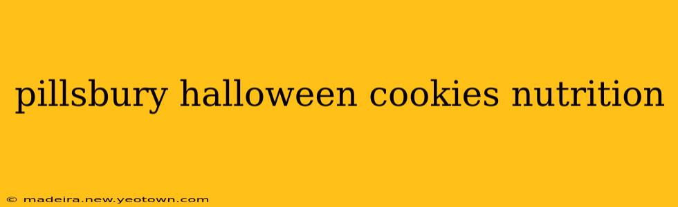 pillsbury halloween cookies nutrition