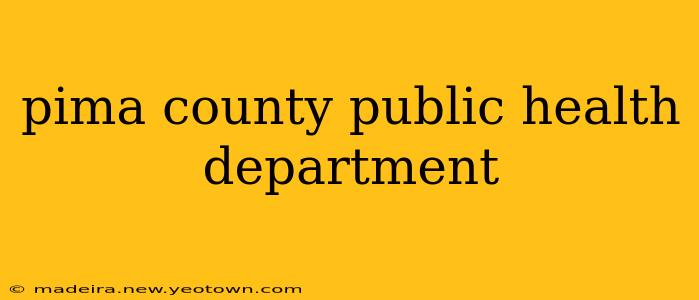 pima county public health department