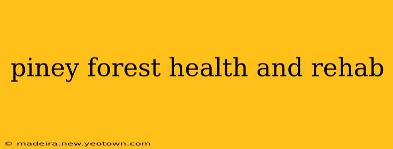 piney forest health and rehab