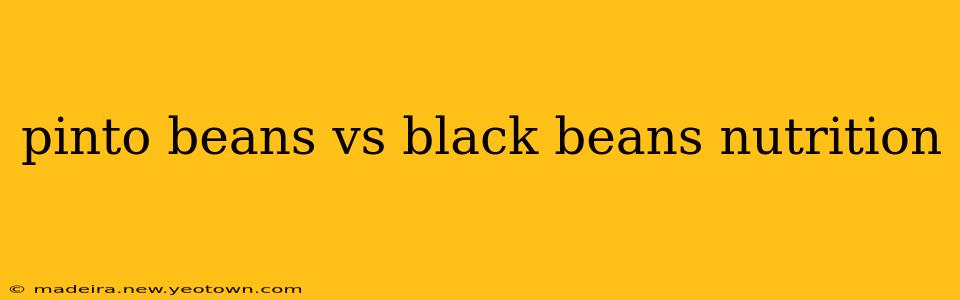 pinto beans vs black beans nutrition