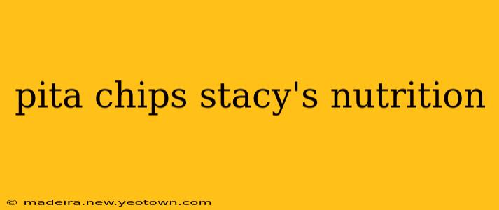 pita chips stacy's nutrition