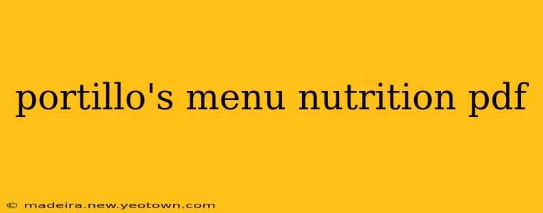 portillo's menu nutrition pdf
