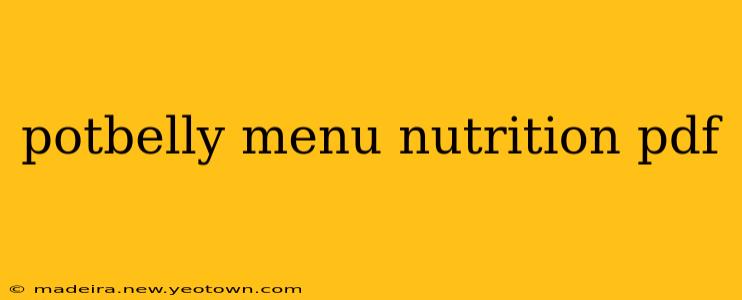 potbelly menu nutrition pdf