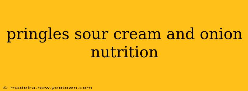 pringles sour cream and onion nutrition