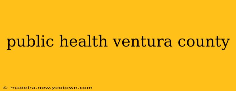 public health ventura county
