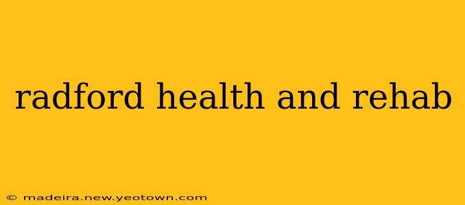 radford health and rehab