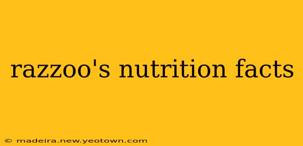 razzoo's nutrition facts
