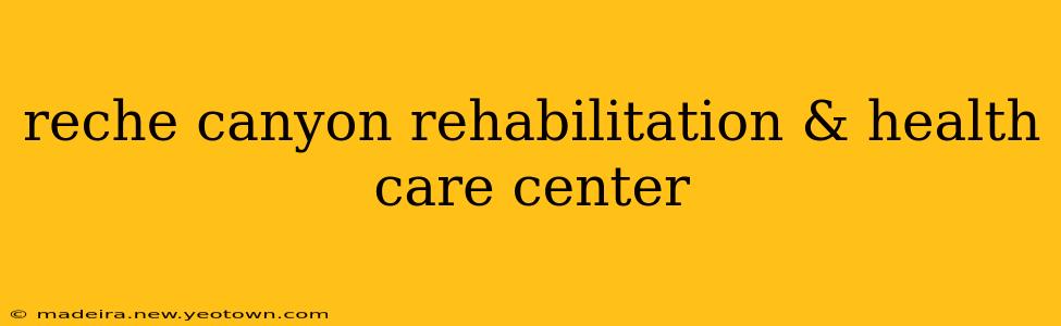 reche canyon rehabilitation & health care center