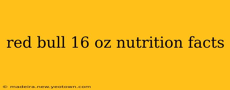 red bull 16 oz nutrition facts