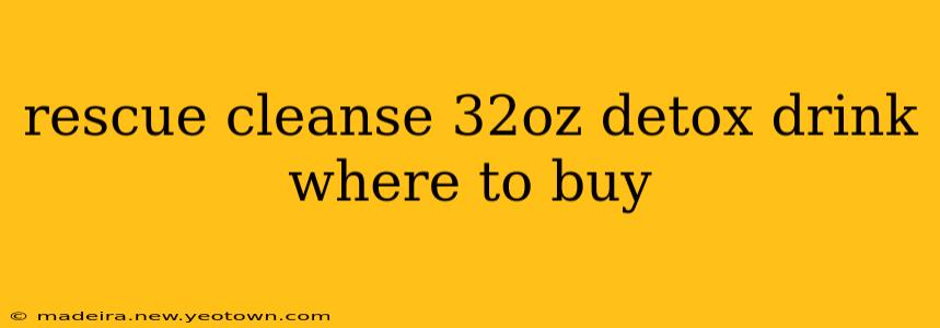 rescue cleanse 32oz detox drink where to buy