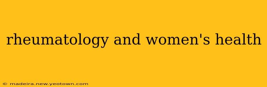 rheumatology and women's health