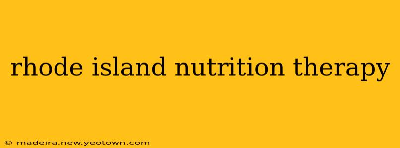 rhode island nutrition therapy