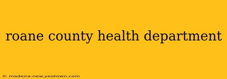 roane county health department