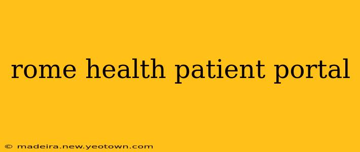 rome health patient portal