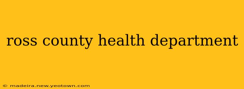 ross county health department