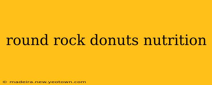 round rock donuts nutrition