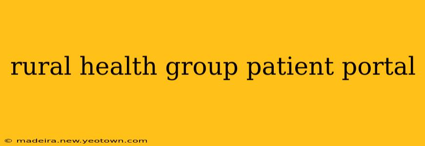 rural health group patient portal