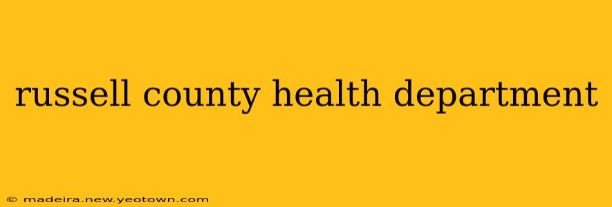 russell county health department