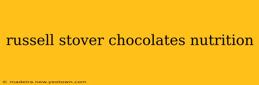 russell stover chocolates nutrition