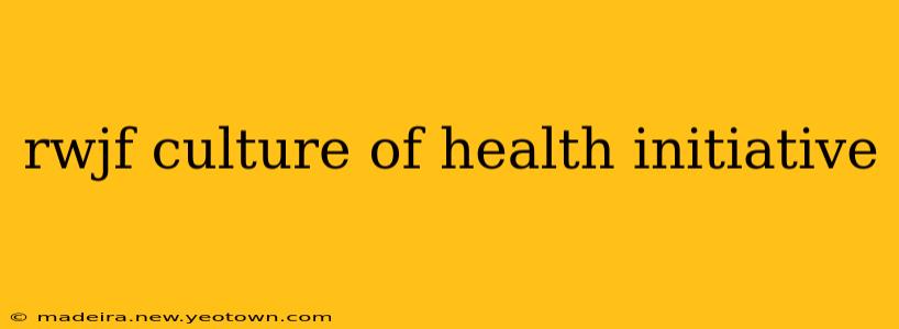 rwjf culture of health initiative