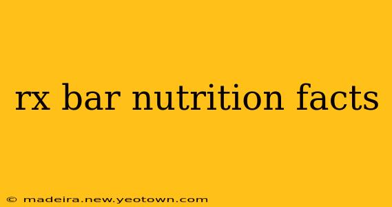 rx bar nutrition facts