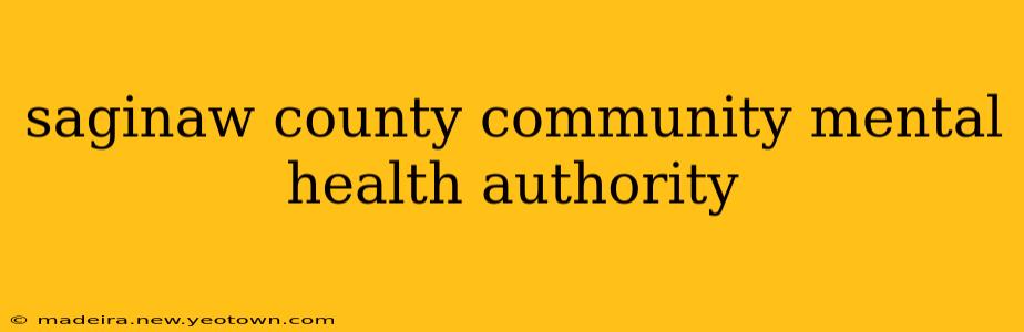 saginaw county community mental health authority