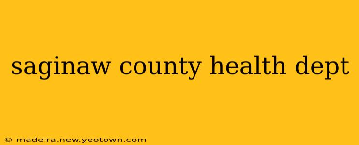 saginaw county health dept