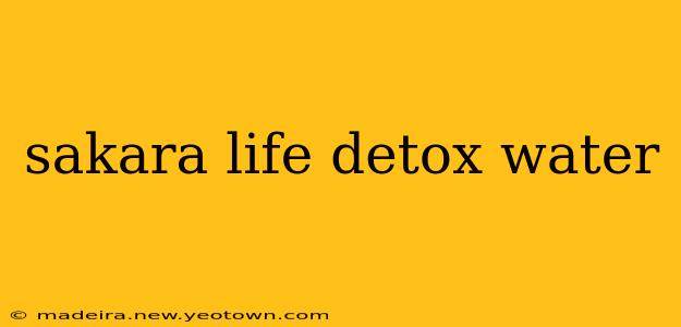 sakara life detox water