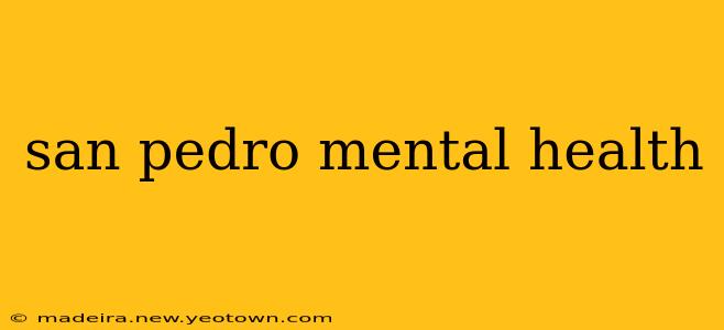 san pedro mental health