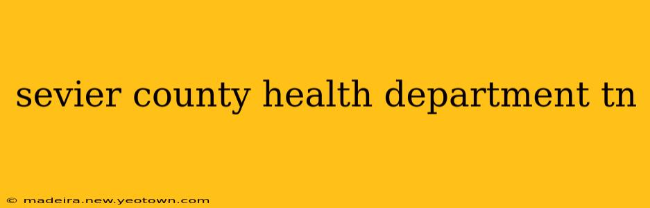 sevier county health department tn