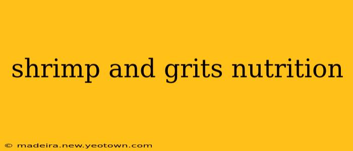 shrimp and grits nutrition