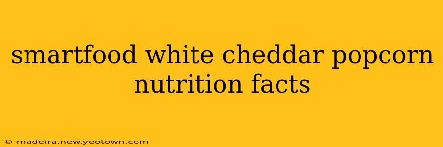 smartfood white cheddar popcorn nutrition facts