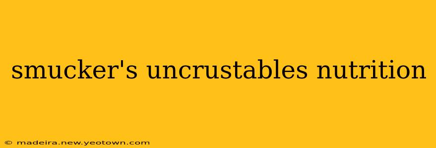 smucker's uncrustables nutrition