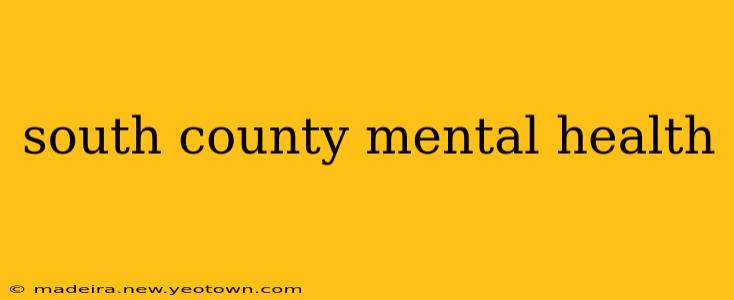 south county mental health