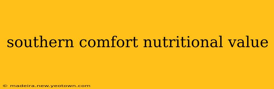 southern comfort nutritional value
