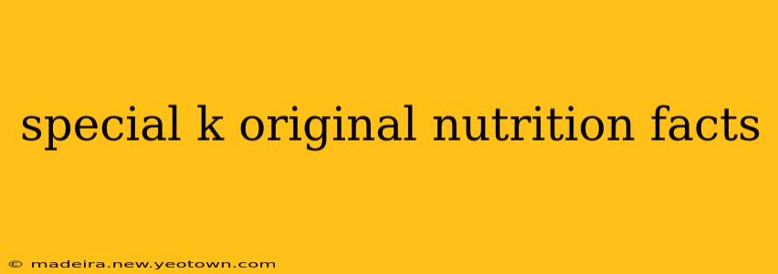 special k original nutrition facts
