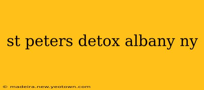 st peters detox albany ny