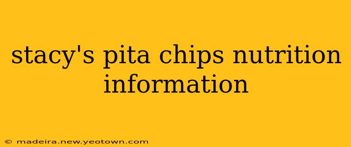 stacy's pita chips nutrition information
