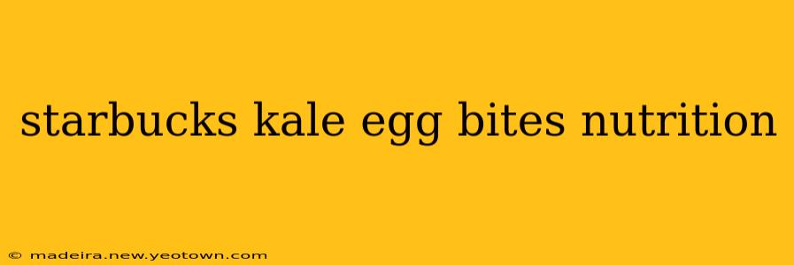 starbucks kale egg bites nutrition
