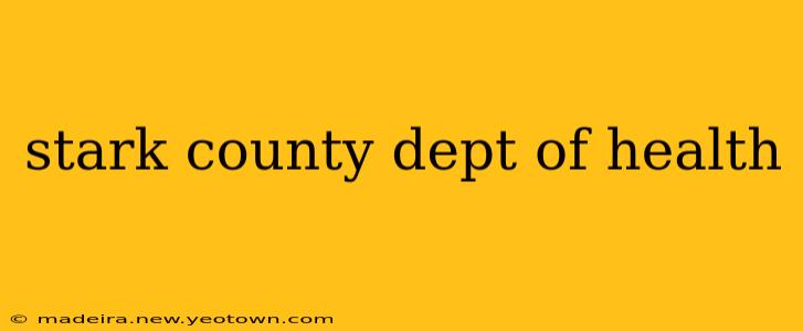 stark county dept of health