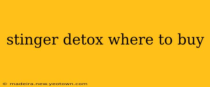stinger detox where to buy