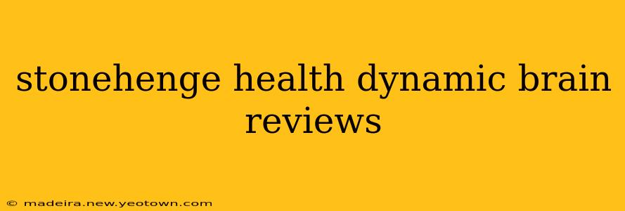 stonehenge health dynamic brain reviews