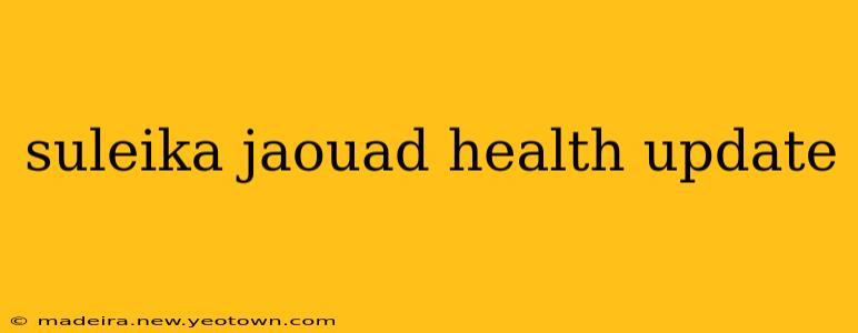 suleika jaouad health update