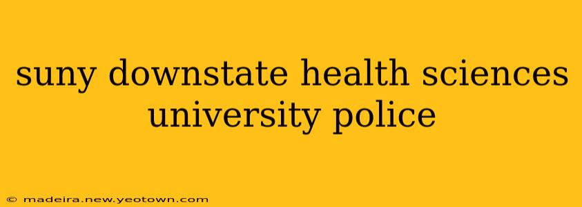 suny downstate health sciences university police